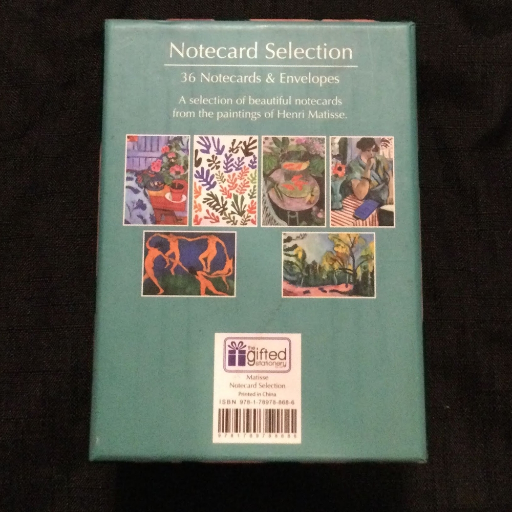 Henri Matisse Notecard Set – 36 Artistic Cards & Envelopes.